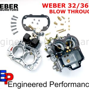Weber 32-36DGV blow through - disassembled