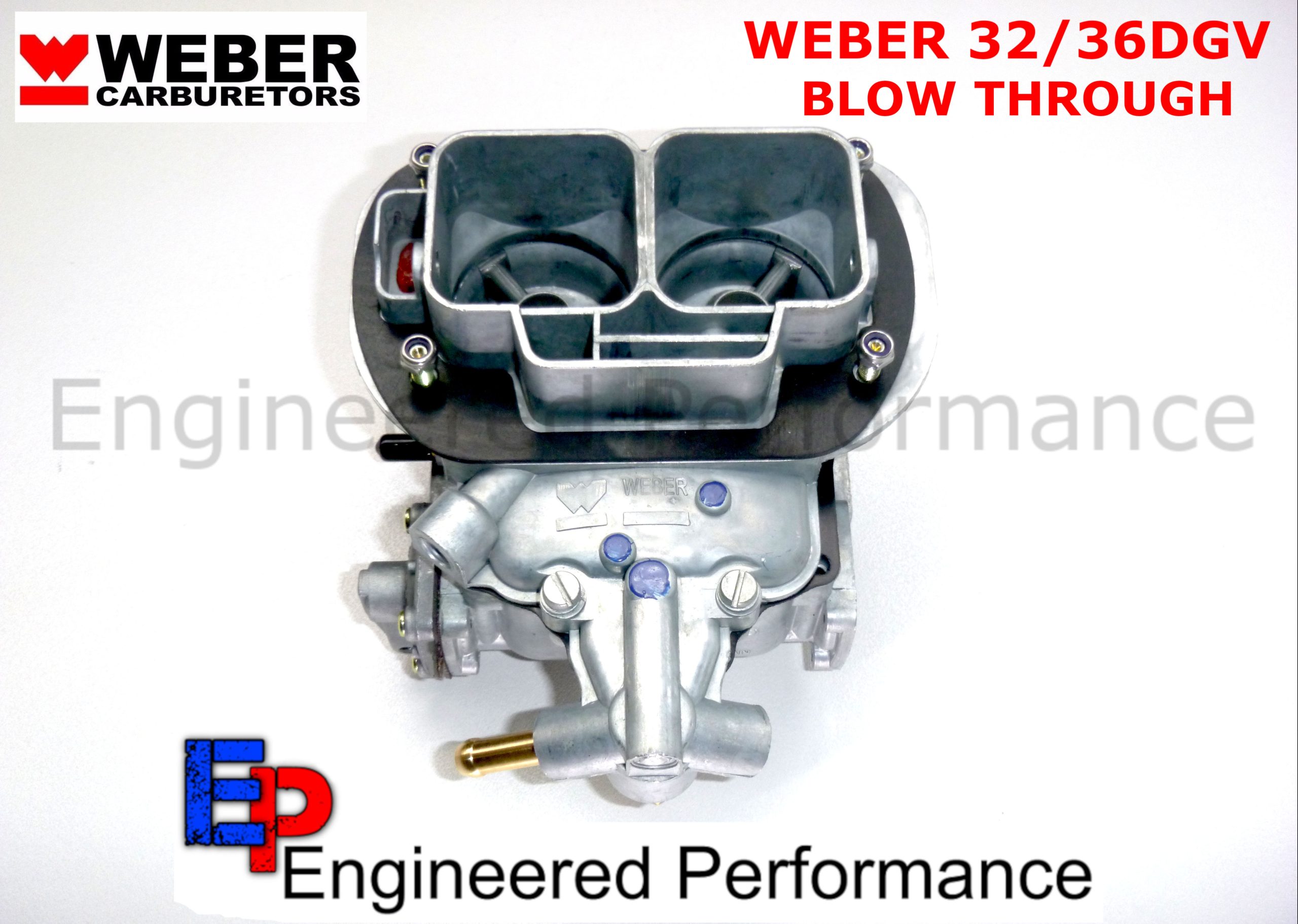 Weber 32-36DGV blow through - front